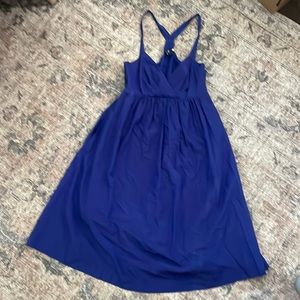 Gap blue dress knee length dress